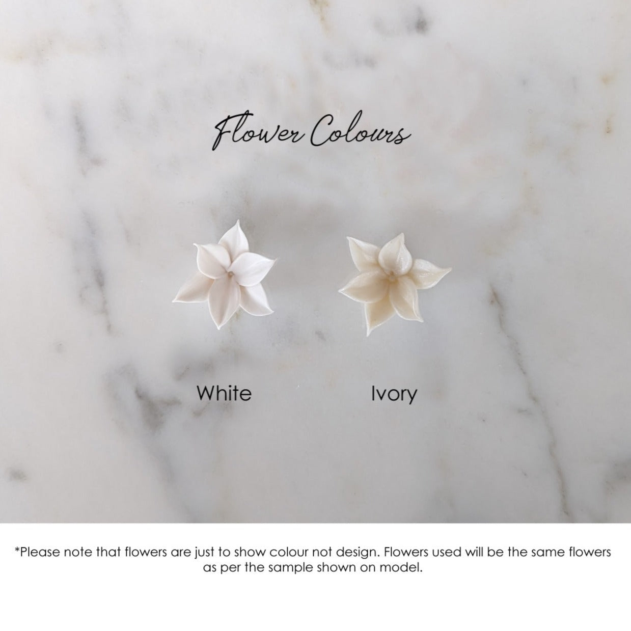 MOUNA Petite Clay Flower Hair Comb