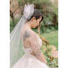 wedding hair accessories for lace wedding dress