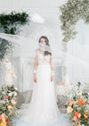 dramatic wedding veil for brides in canada by blair nadeau