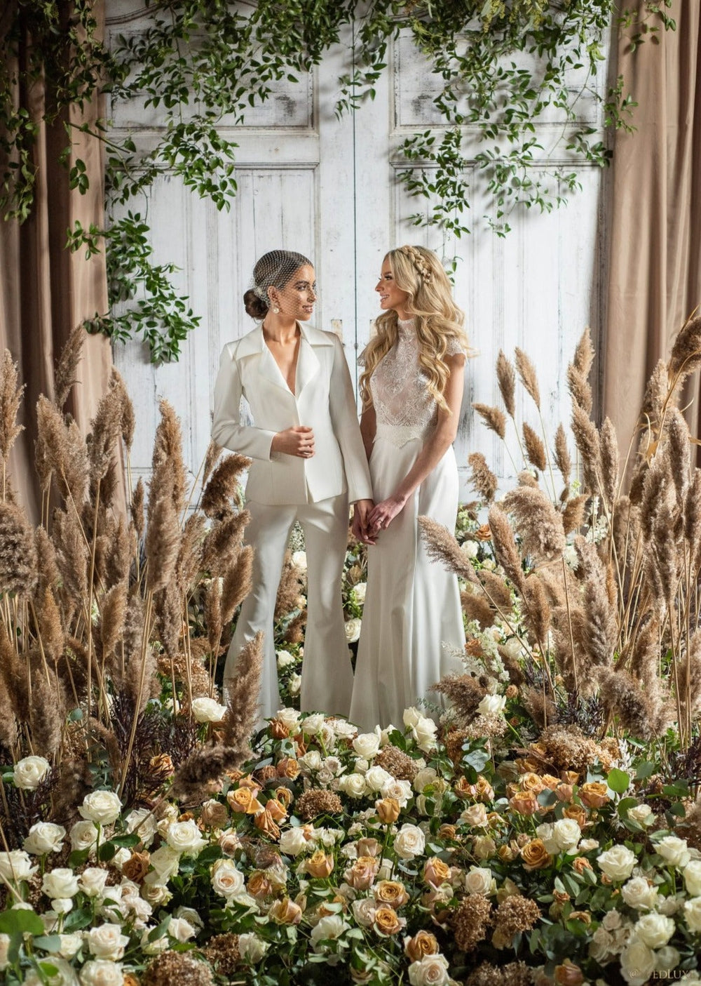 SMITH Pearl Full Face Birdcage Veil