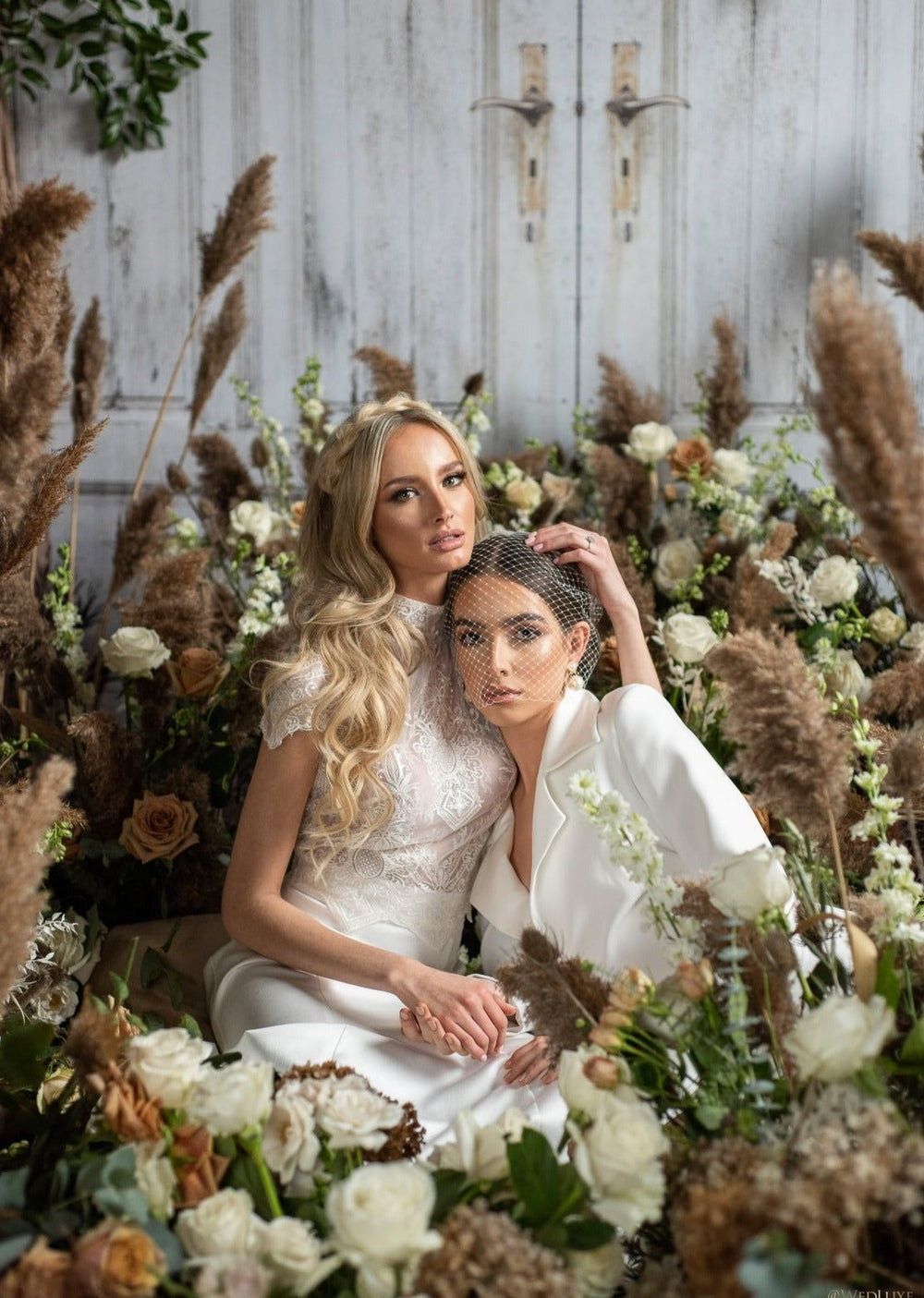 SMITH Pearl Full Face Birdcage Veil