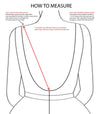 how to measure for a back drop necklace