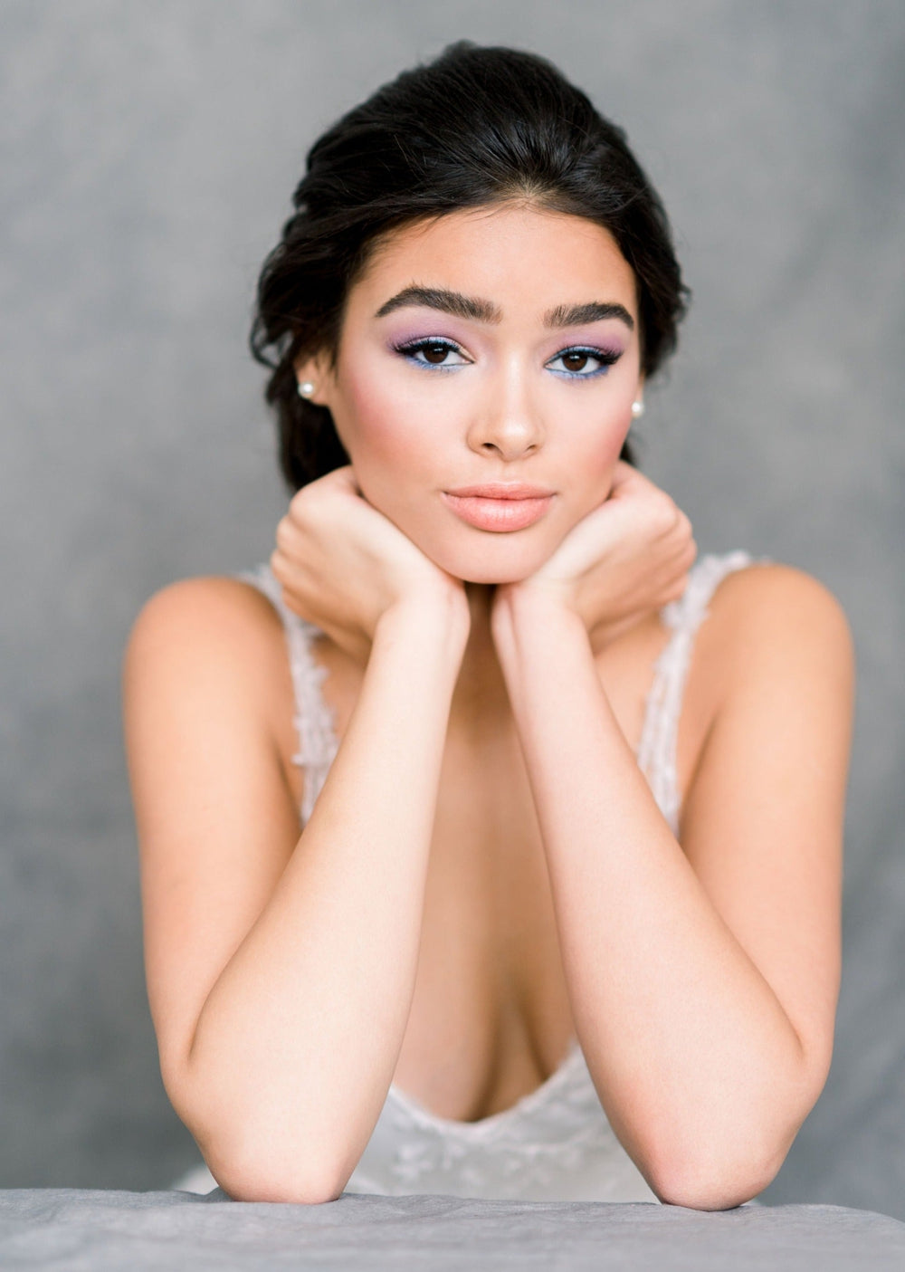 sterling silver pearl stud earrings