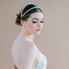 rose gold large blush pearl double headband coronet - blair nadeau bridal adornments - handmade in toronto ontario canada - whitney heard photography