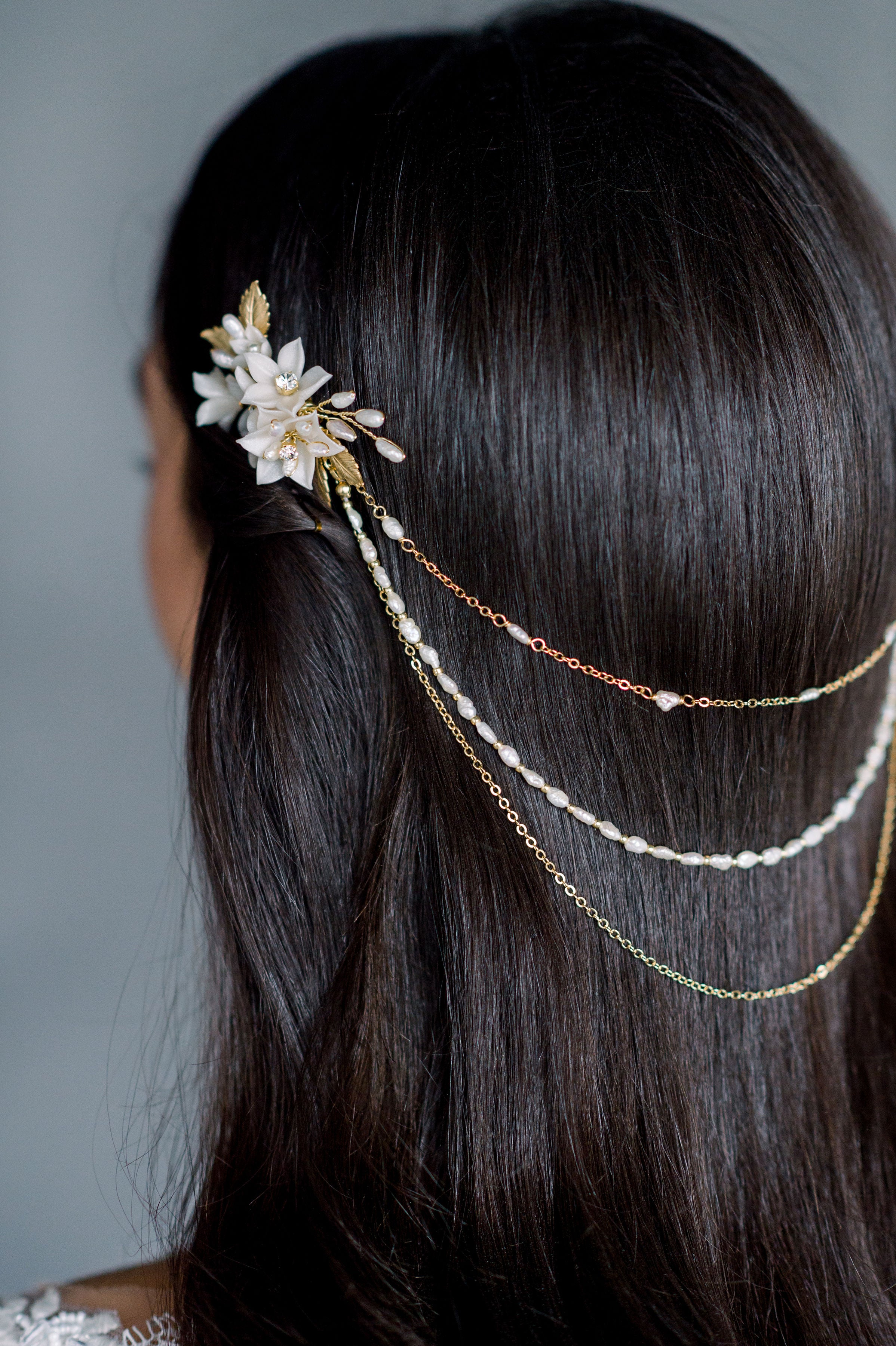 Wedding hair chain hot sale