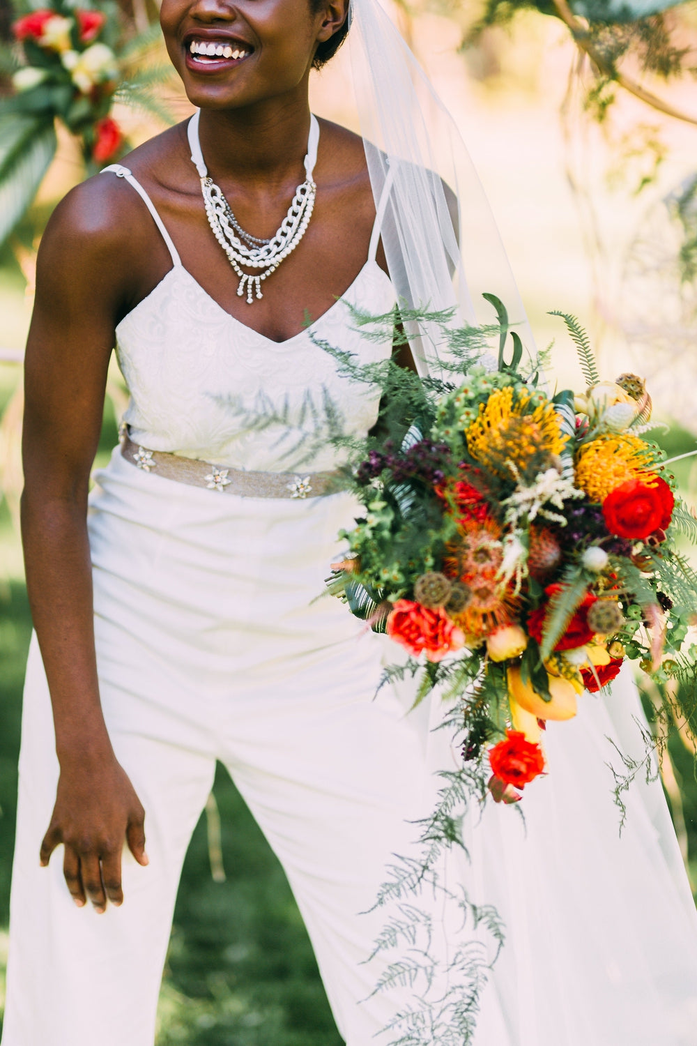 wide tulle juliet cap veil with crystals. handmade in toronto canada by blair nadeau bridal