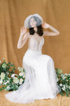 short blusher veil for small intimate weddings in toronto
