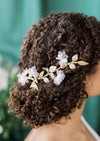 long wedding hair comb for bridal hair styles
