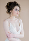 rose gold filled freshwater pearl drop necklace for v neck wedding dresses made in canada