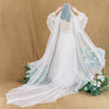extra long cathedral length juliet wedding veil made of soft english tulle in canada