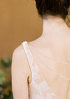 beaded dress jewelry for open back wedding dress