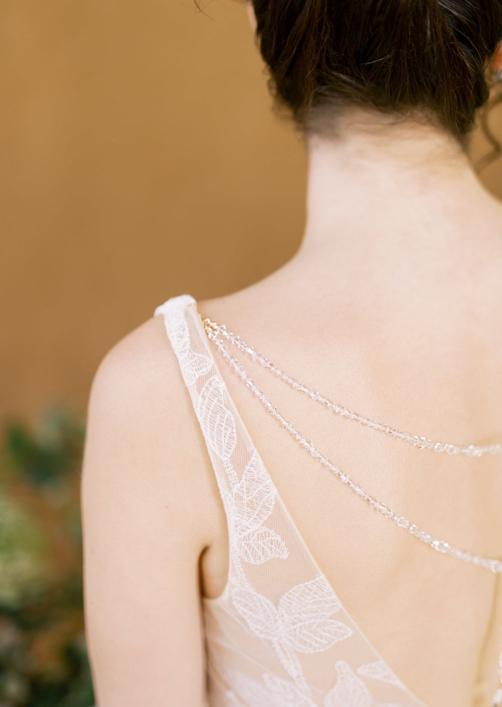 beaded dress jewelry for open back wedding dress