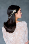 MONIQUE Clay Flower Bridal Hair Chain