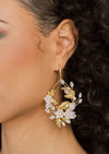 crystal bridal earrings for romantic weddings