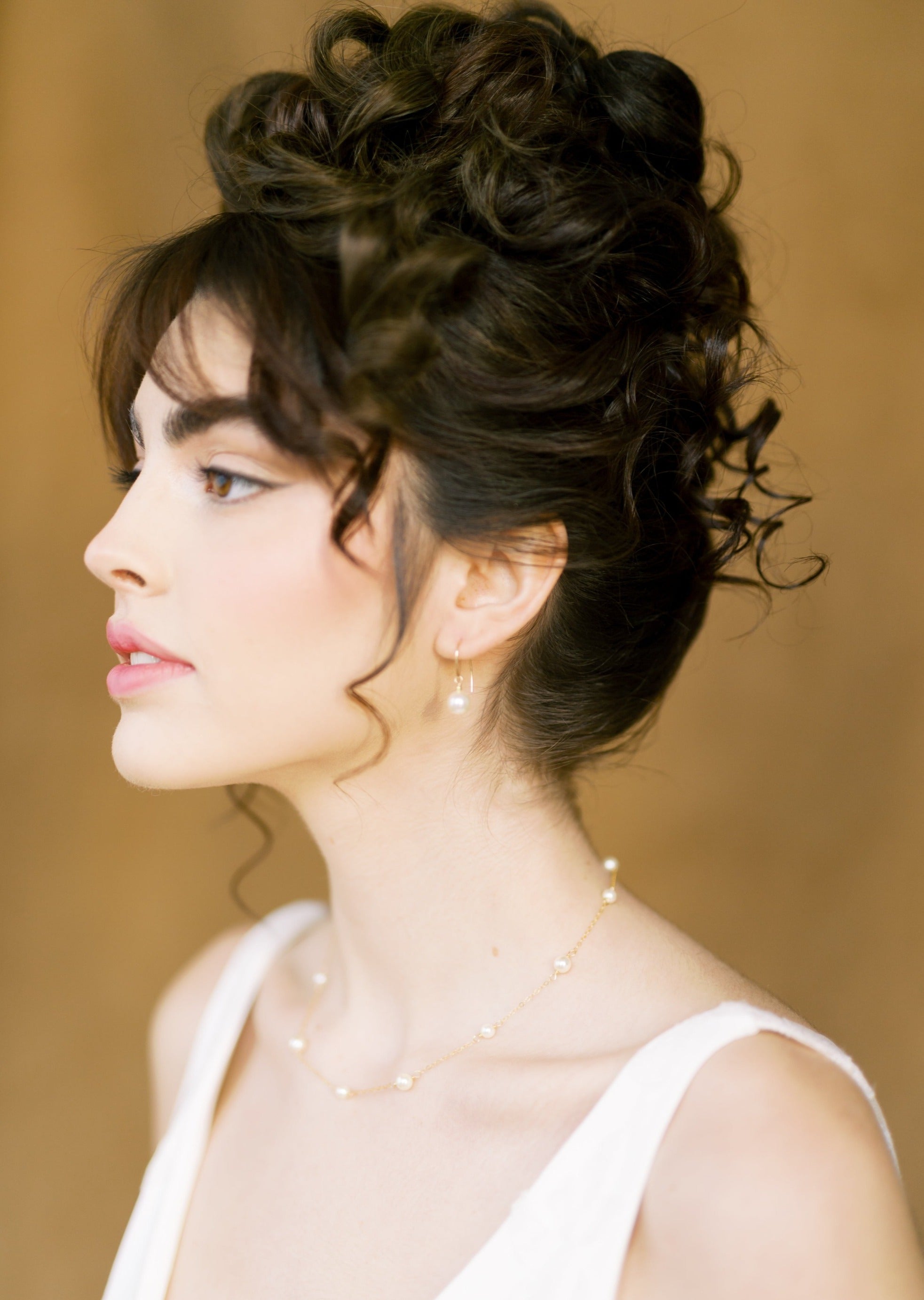 rose gold pearl bridal jewelry for canadian brides 