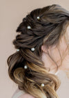 ivory and rose gold bridal hairpins for wedding hair styles in canada