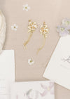 gold and white boho inspired wedding jewellery