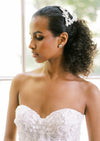 vintage inspired floral tiara for brides in toronto