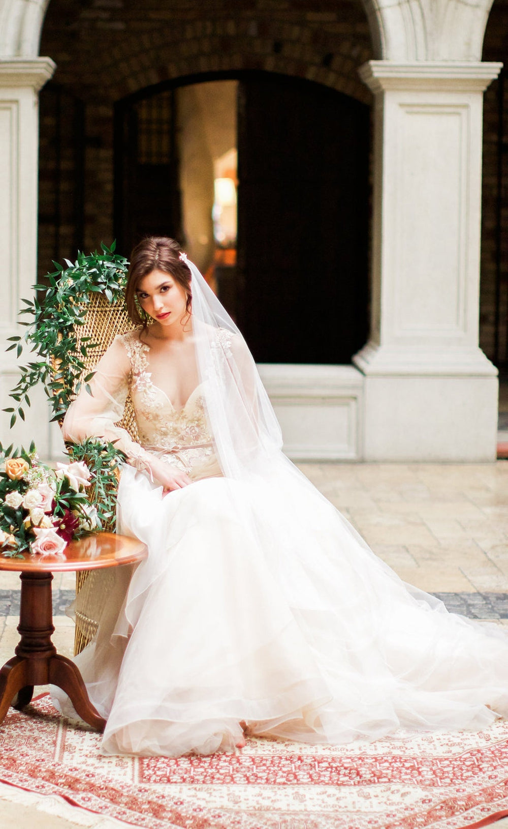 BRYN Draped Wedding Veil