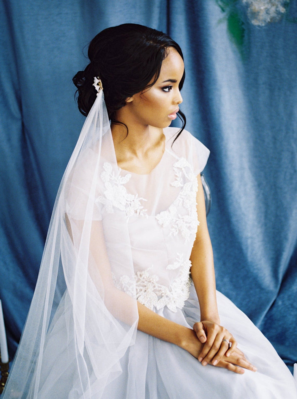BRYN Draped Wedding Veil