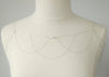 GINESSA Pearl Bridal Shoulder Necklace