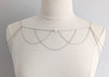 GINESSA Pearl Bridal Shoulder Necklace