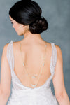 dramatic back chain for brides made in toronto