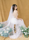 2 tier wedding veil for modern weddings in toronto