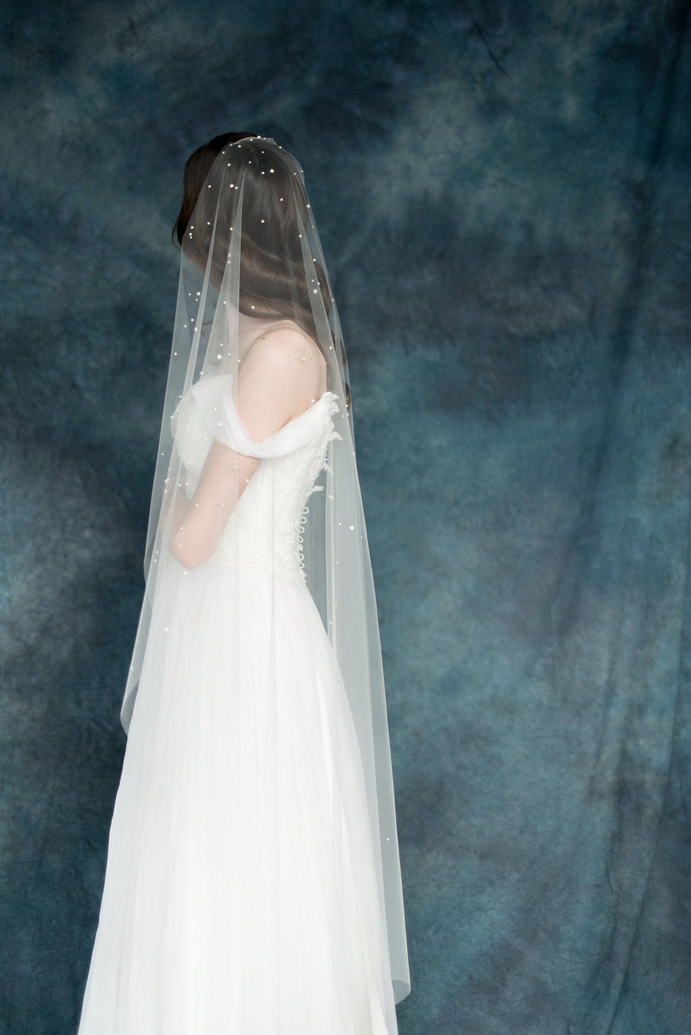 AMANIE Pearl Wedding Veil Blair Nadeau Bridal Adornments