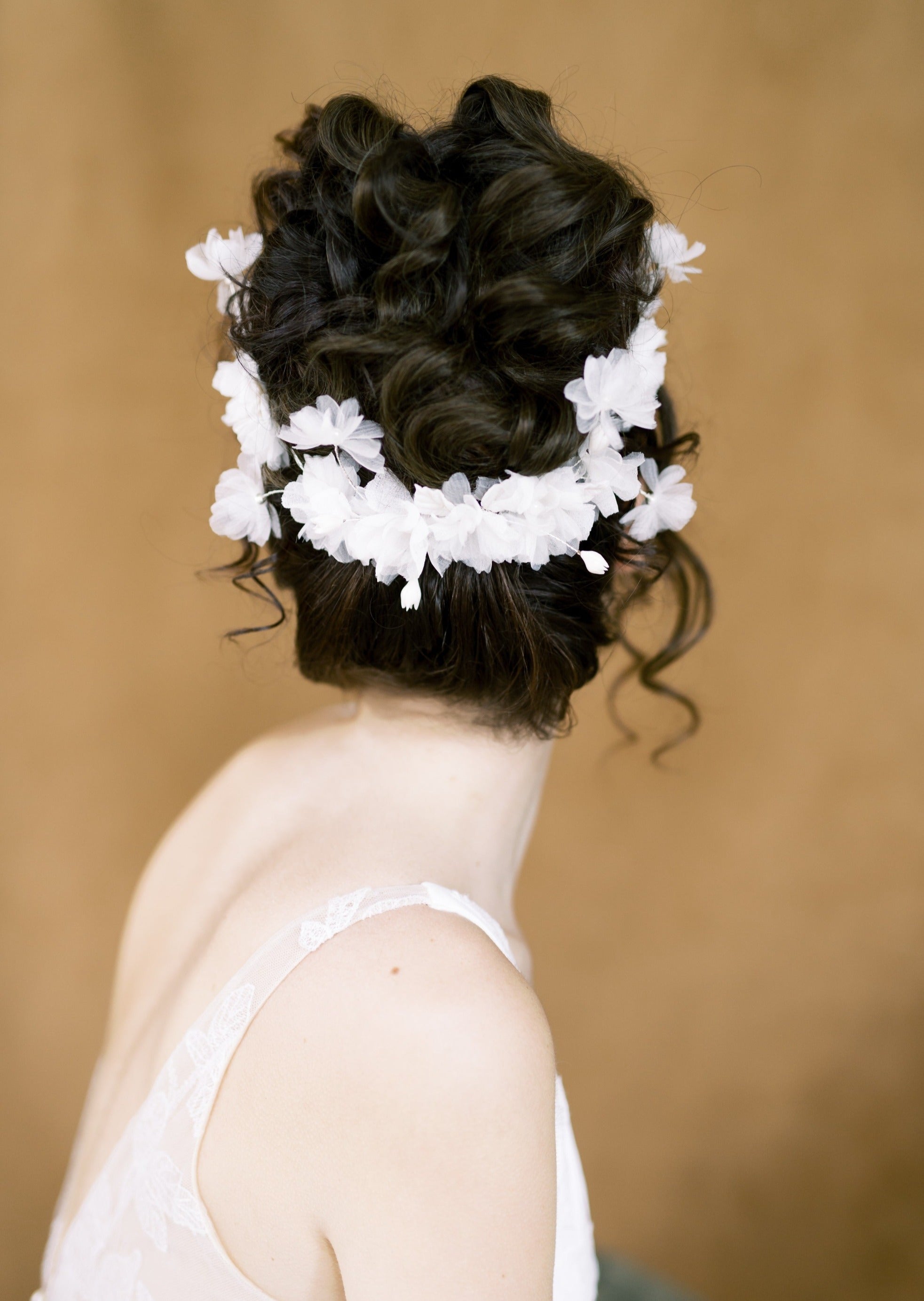 Large silk flower hair accessories deals