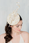 garden wedding bridal fascinator for wedding guests handmade millinery from toronto canada