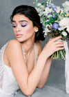 large flower statement bridal earring for weddings