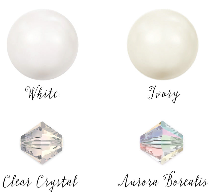 FREYA Crystal & Pearl Beaded Headband