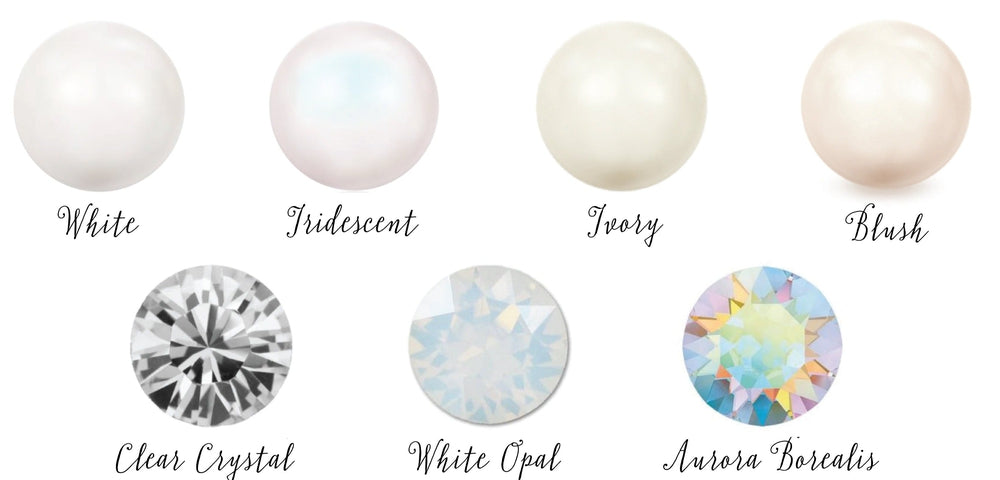 LUNA Star and Starburst Wedding Hairpins - Set of 6