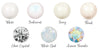 LUNA Star and Starburst Wedding Hairpins - Set of 6