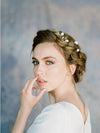 ANIKA White Howlite Marble Bridal Hair Pins