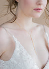 pearl tassel bridal necklace made in toronto for canadian brides