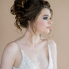 gold baroque stick pearl bridal necklace for weddings made in toronto