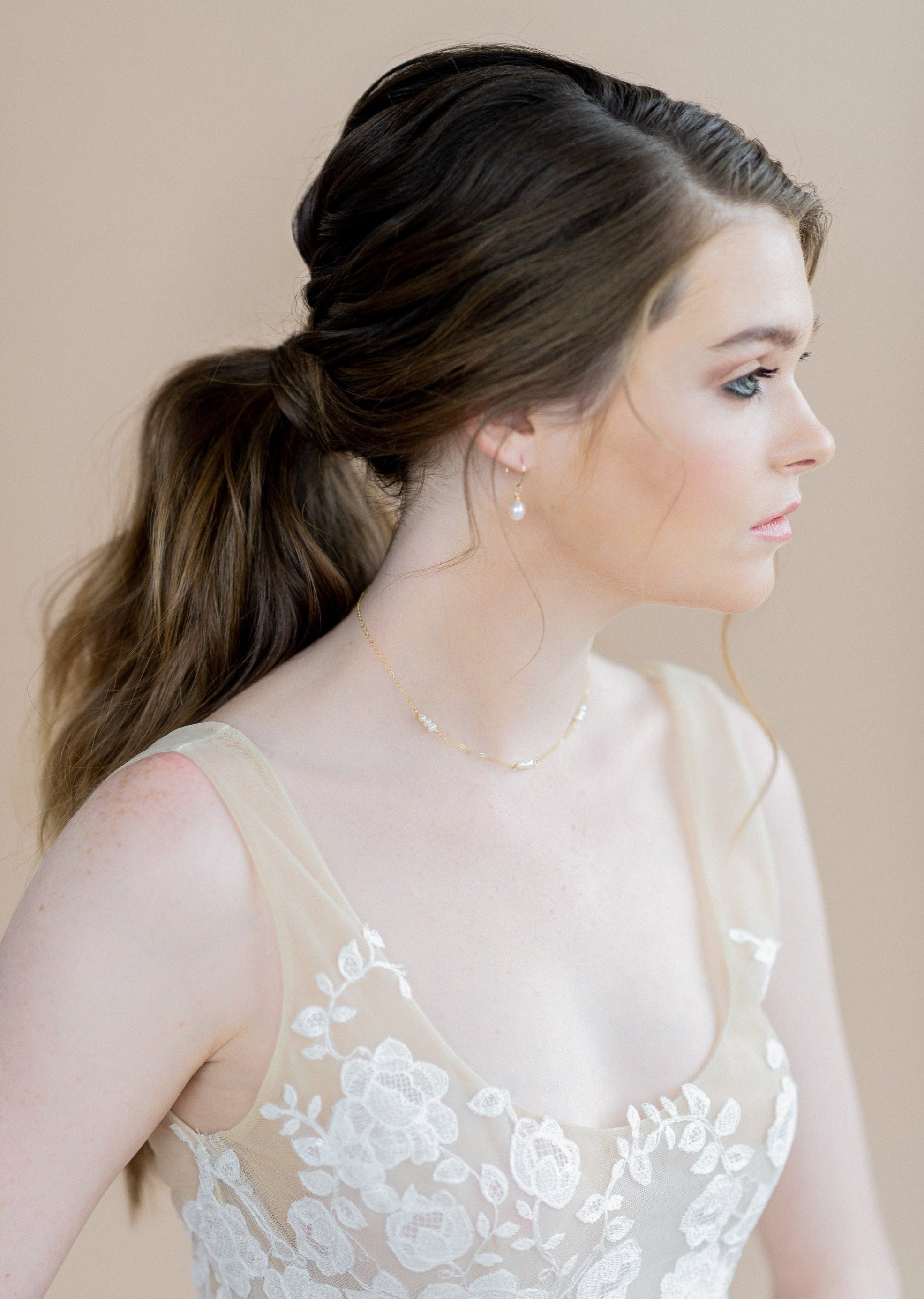 sterling silver bridal necklace for brides in canada 