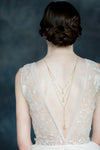 layered statement back chain for brides in toronto