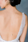long y backdrop vintage freshwater pearl necklace for wedding dress