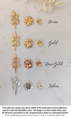 SIOBHAN Leaf & Flower Bridal Crown