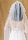 long narrow wedding veil for brides in canada