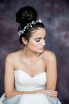 clay flower hair vine bridal crown - Handmade in Toronto Canada - Blair Nadeau Bridal Adornments 
